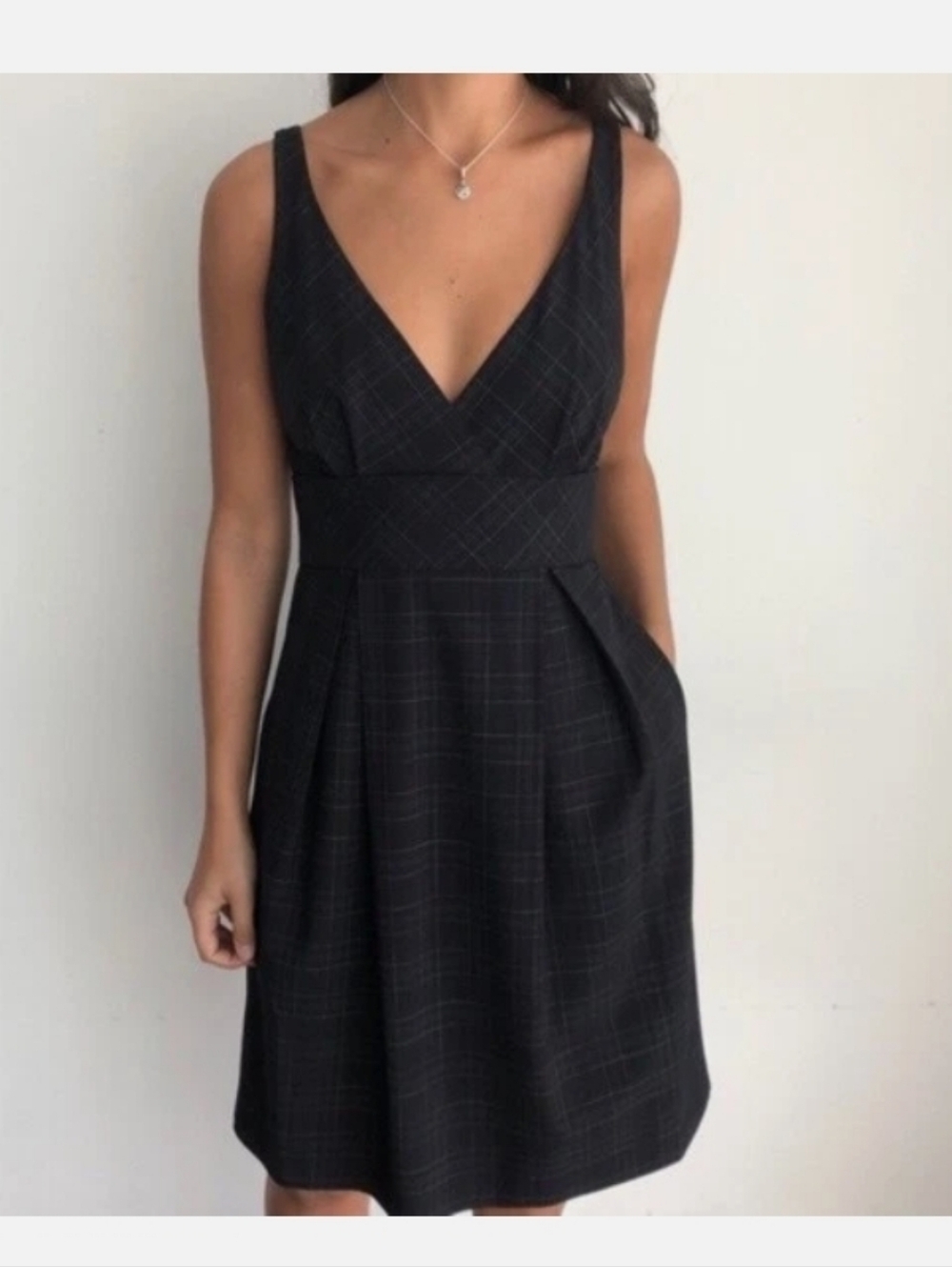 Anthropologie Moulinette Soeurs Scotland Yard Plaid Dress Size 8